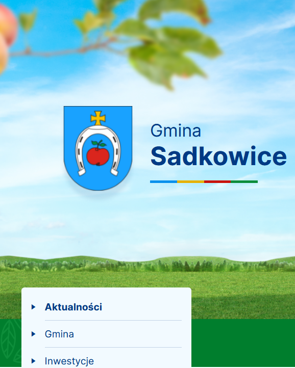 Gmina Sadkowice realizuje przedsięwzięcie grantowe ze środków Europejskiego Funduszu Społecznego w ramach Programu Operacyjnego Wiedza Edukacja i Rozwój 2014-2020 - „Dostępna Gmina Sadkowice”,